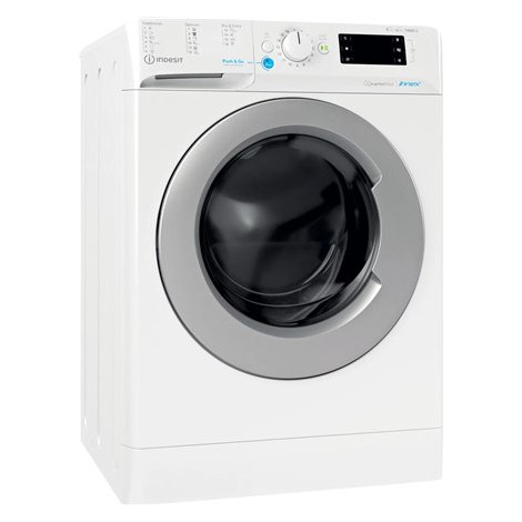 INDESIT | BDE 86435 9EWS EU | Washing machine with Dryer | Energy efficiency class D | Front loading | Washing capacity 8 kg | 1 - 2